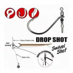 Gamakatsu Dropshot Swivelshot -Kleinmateriaal Winkel 40596f6369f64a18a933ada352a76a89