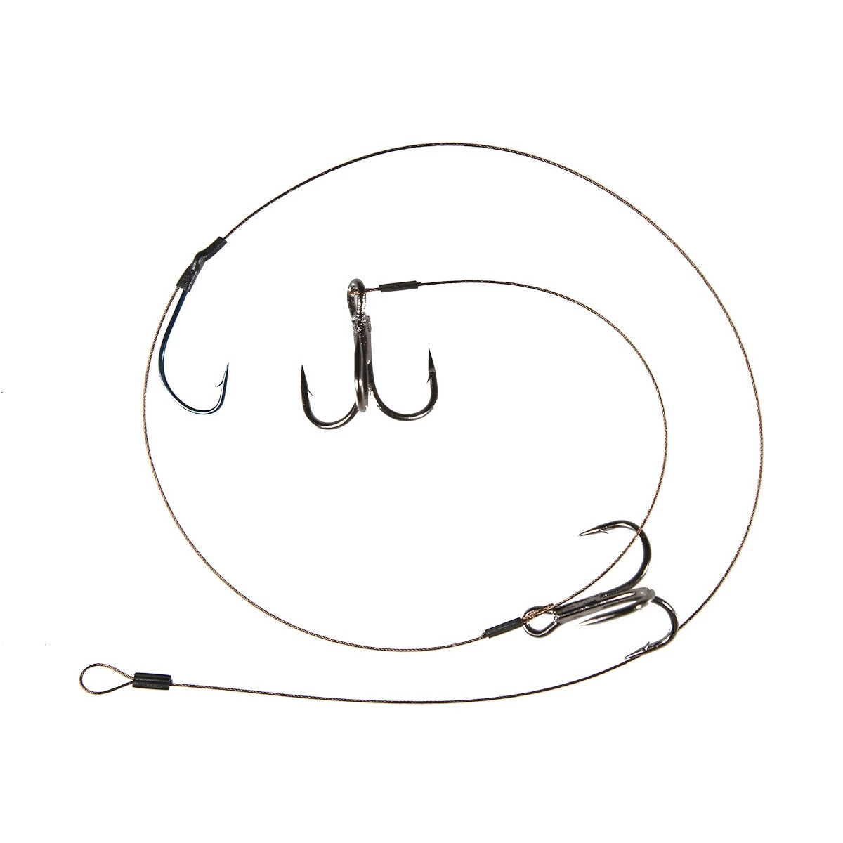 Dragon Treble Hook Deadbait Leader 50CM 18KG Size 1 1 Dragon Treble Hook Deadbait Leader 50CM 18KG Size 1