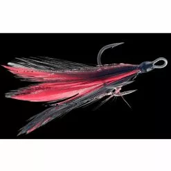 BKK Feathered Spear 21-SS Treble Hook Black & Red -Kleinmateriaal Winkel 7e24403dfa9041e096e884a430594bf3