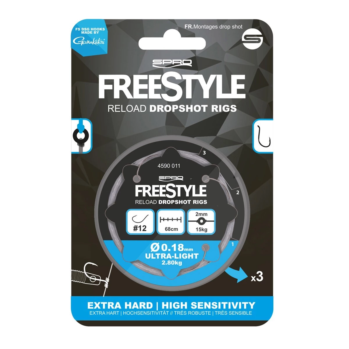 Spro FreeStyle Reload Dropshot Rig 1 Spro FreeStyle Reload Dropshot Rig