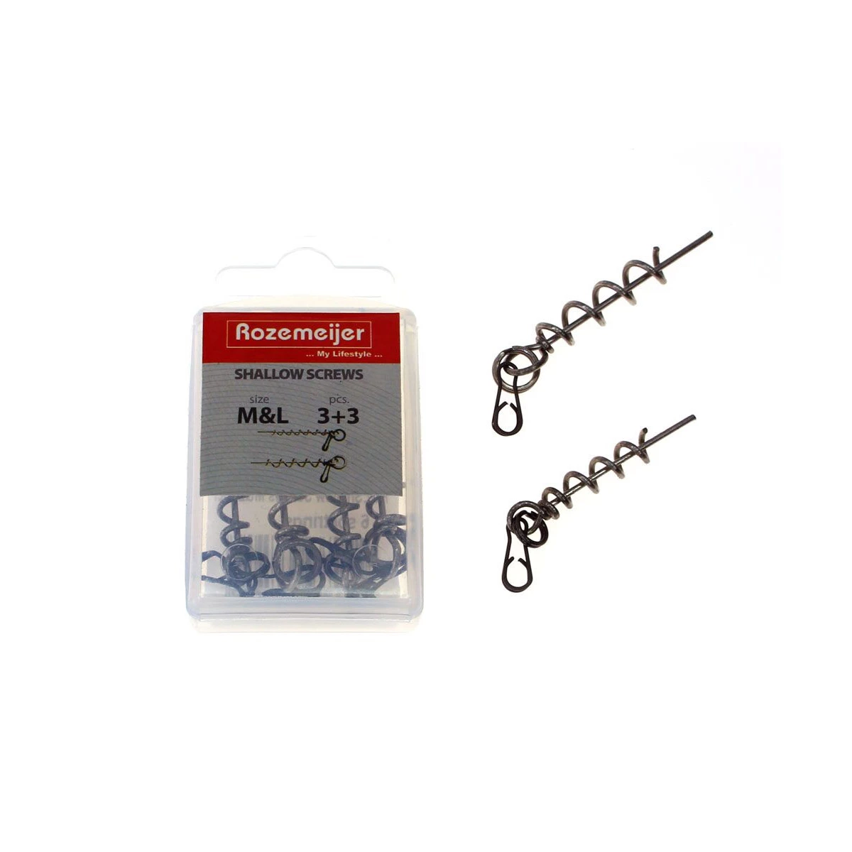 Rozemeijer Shallow Screws M & L 6pcs Incl Splitrings 1 Rozemeijer Shallow Screws M & L 6pcs Incl Splitrings